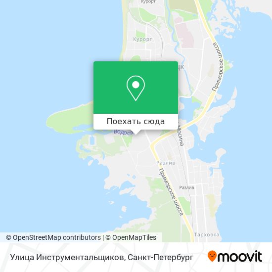 Карта Улица Инструментальщиков