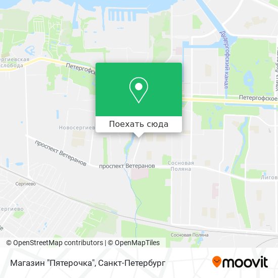 Карта Магазин "Пятерочка"