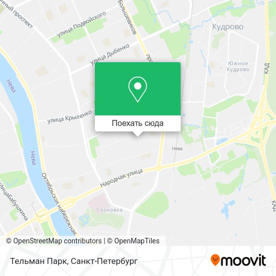 Карта Тельман Парк