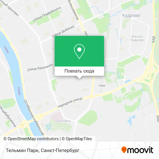 Карта Тельман Парк