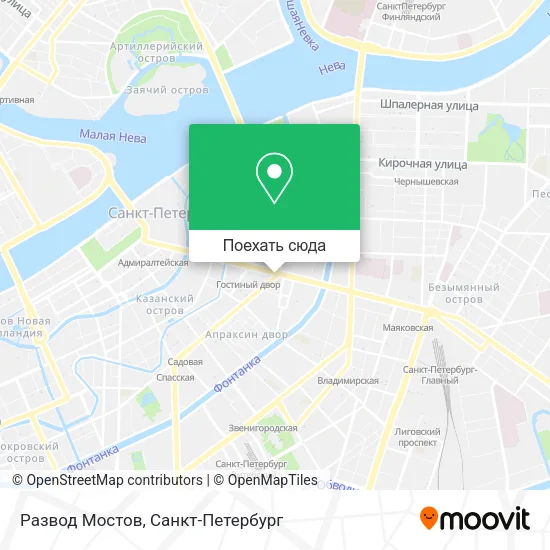 Карта Развод Мостов