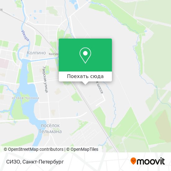 Карта СИЗО
