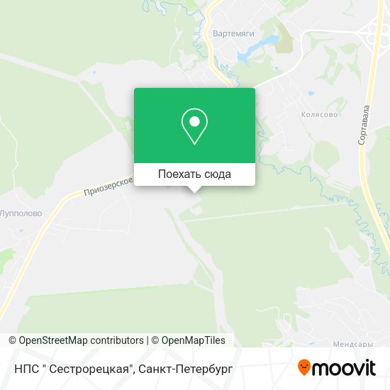 Карта НПС " Сестрорецкая"