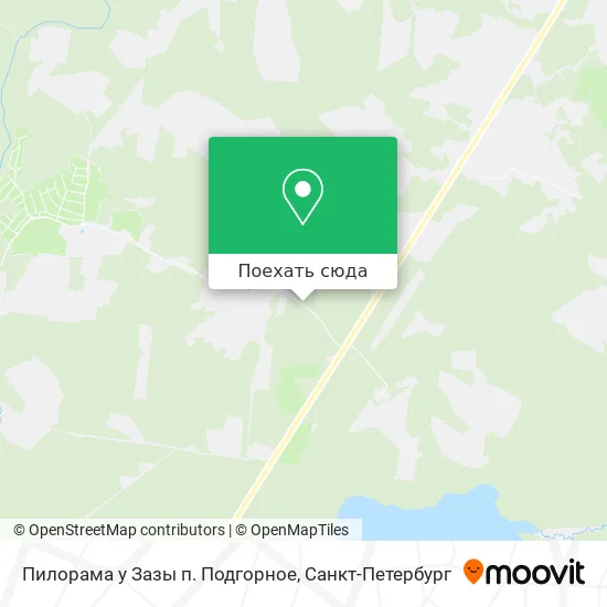 Карта Пилорама у Зазы п. Подгорное