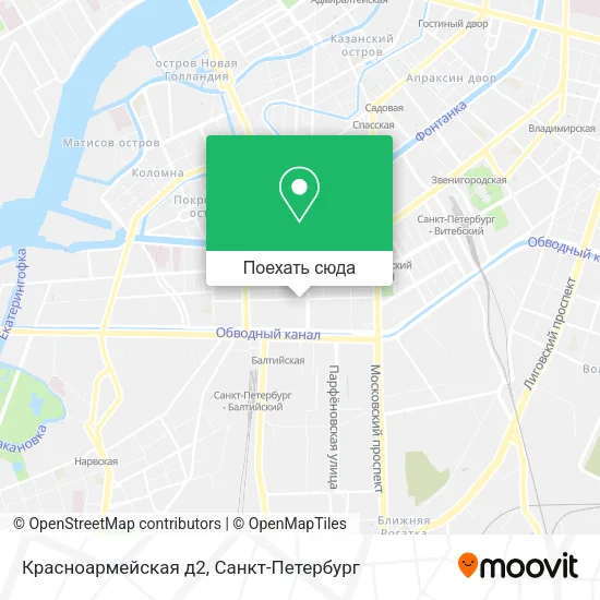 Карта Красноармейская д2
