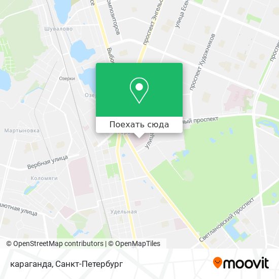 Карта караганда