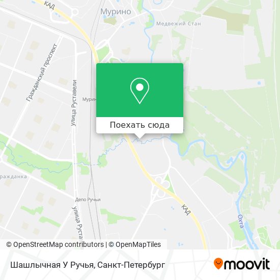 Карта Шашлычная У Ручья