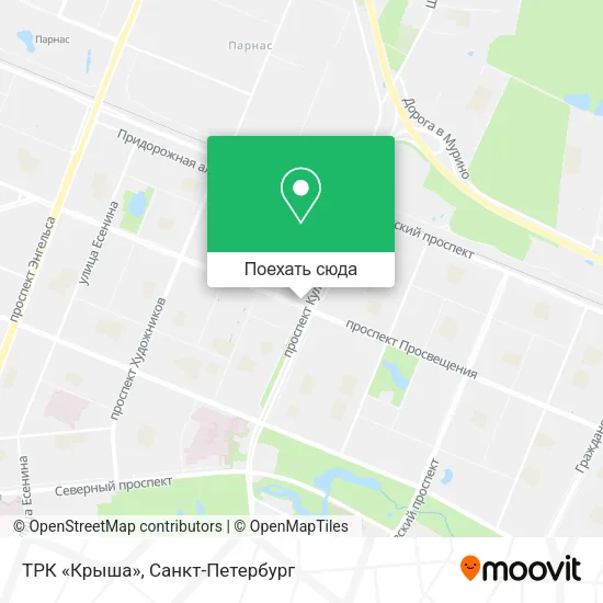 Карта ТРК «Крыша»