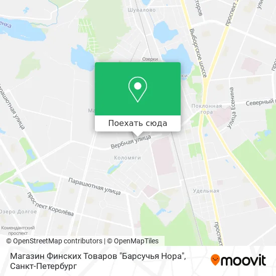 Карта Магазин Финских Товаров "Барсучья Нора"