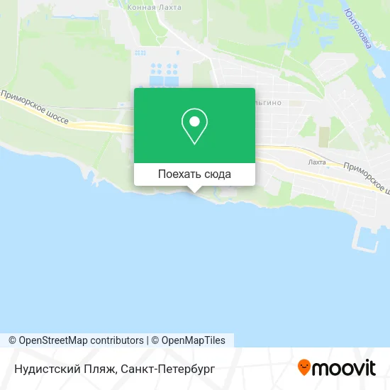 Карта Нудистский Пляж