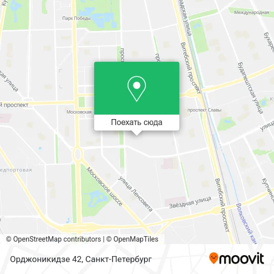 Карта Орджоникидзе 42