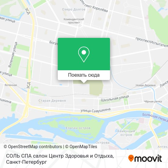 Карта СОЛЬ СПА салон Центр Здоровья и Отдыха