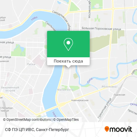 Карта СФ ПЭ ЦП ИВС