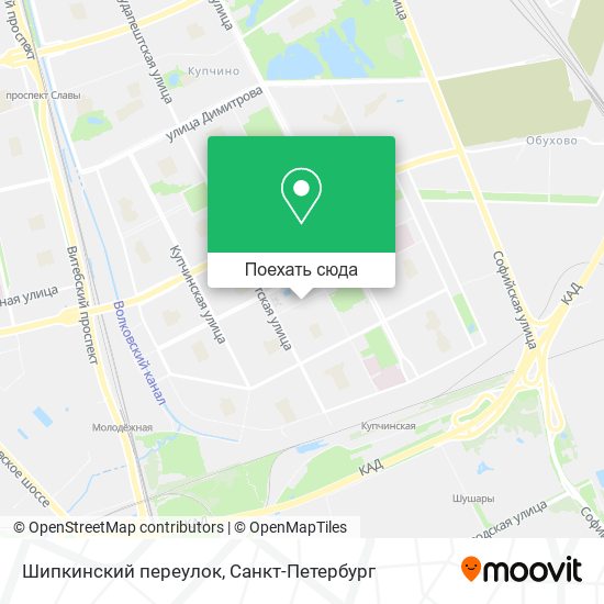 Карта Шипкинский переулок