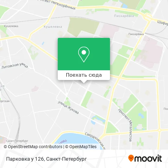 Карта Парковка у 126
