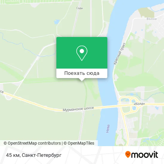 Карта 45 км
