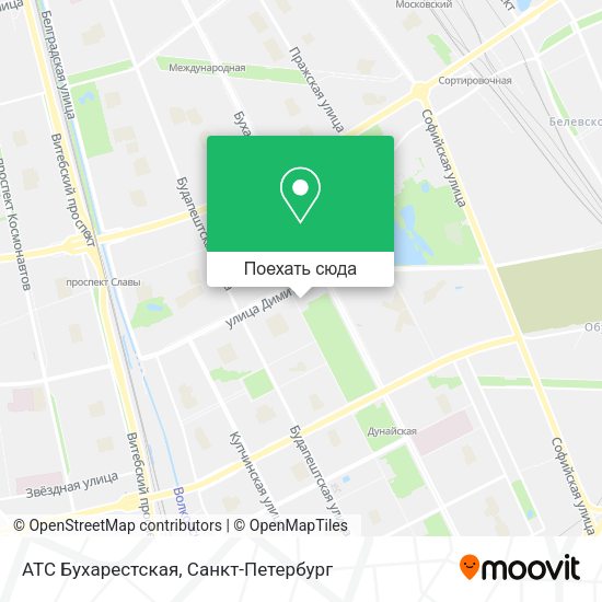 Карта АТС Бухарестская