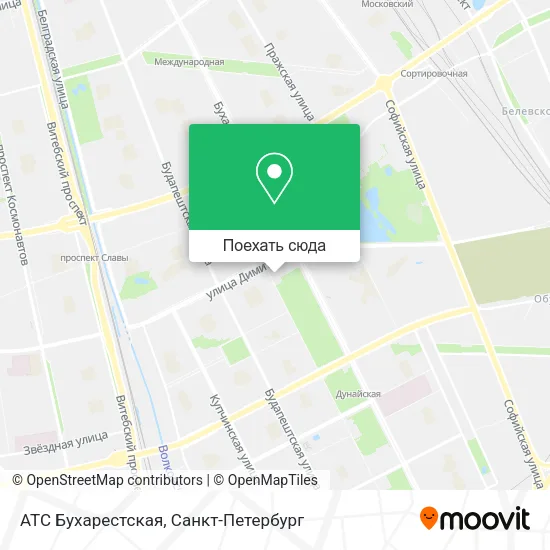 Карта АТС Бухарестская