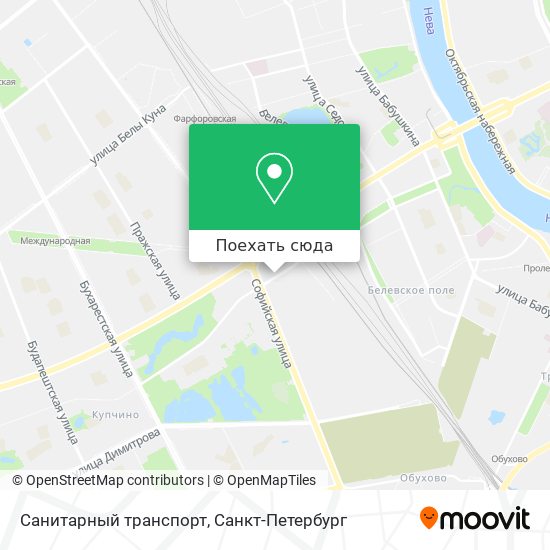 Карта Санитарный транспорт