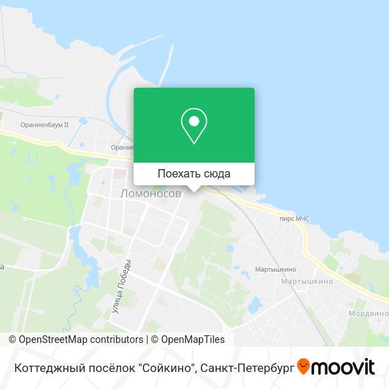 Карта Коттеджный посёлок "Сойкино"