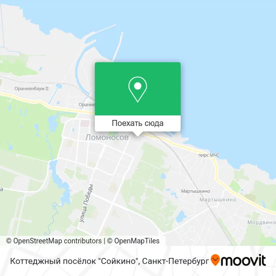 Карта Коттеджный посёлок "Сойкино"