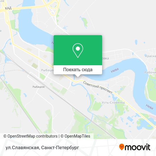 Карта ул.Славянская