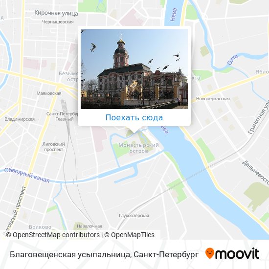 Карта Благовещенская усыпальница