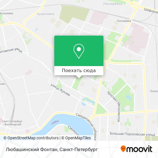 Карта Любашинский Фонтан