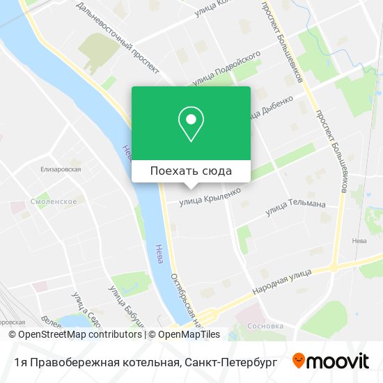 Карта 1я Правобережная котельная