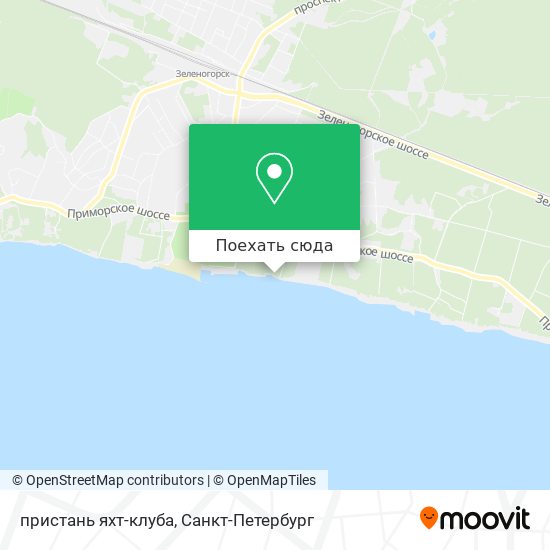 Карта пристань яхт-клуба