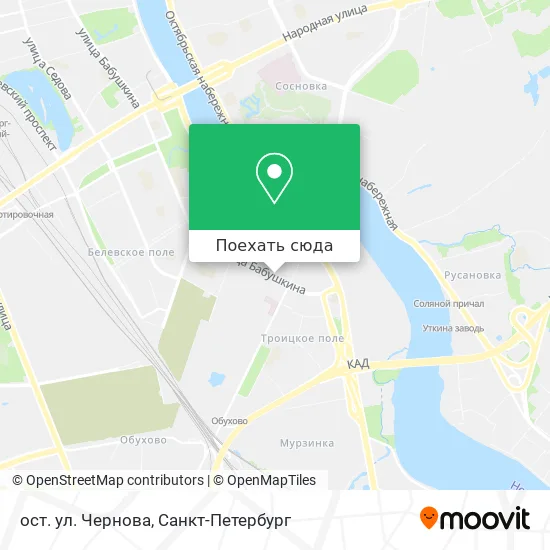 Карта ост. ул. Чернова