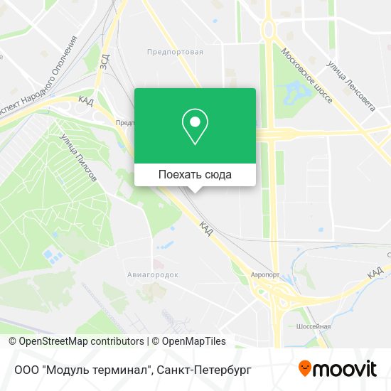 Карта ООО "Модуль терминал"