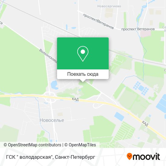 Карта ГСК " володарская"