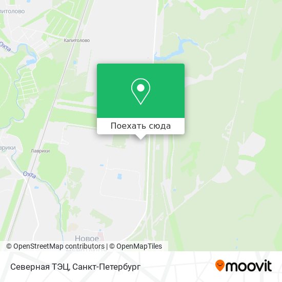 Карта Северная ТЭЦ