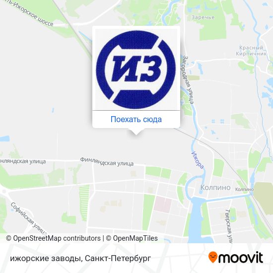 Карта ижорские заводы