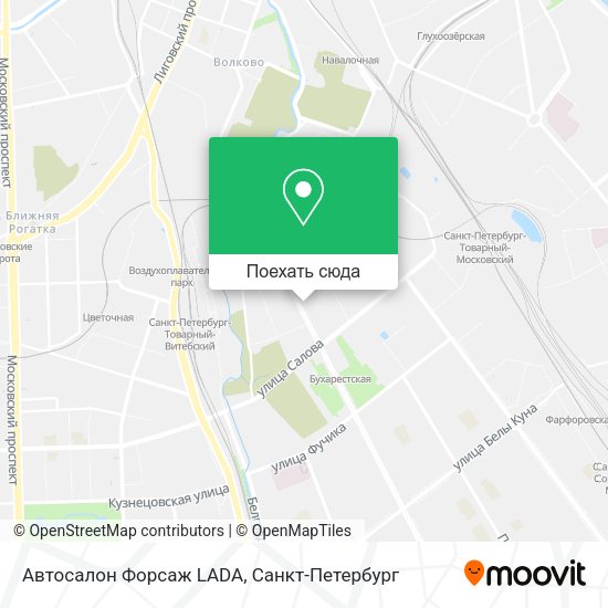 Карта Автосалон Форсаж LADA
