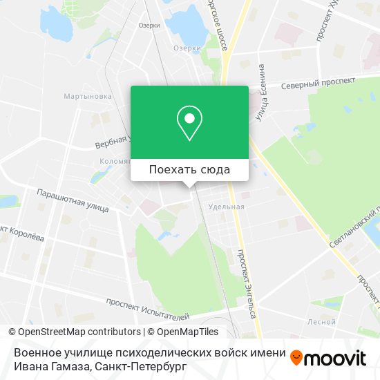 Карта Военное училище психоделических войск имени Ивана Гамаза