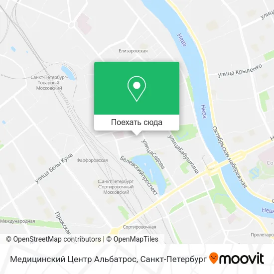 Карта Медицинский Центр Альбатрос