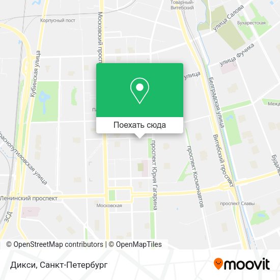 Карта Дикси