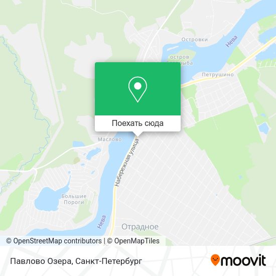 Карта Павлово Озера