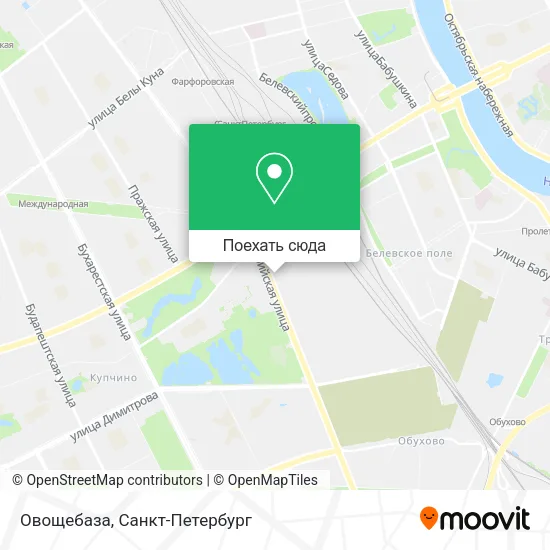 Карта Овощебаза