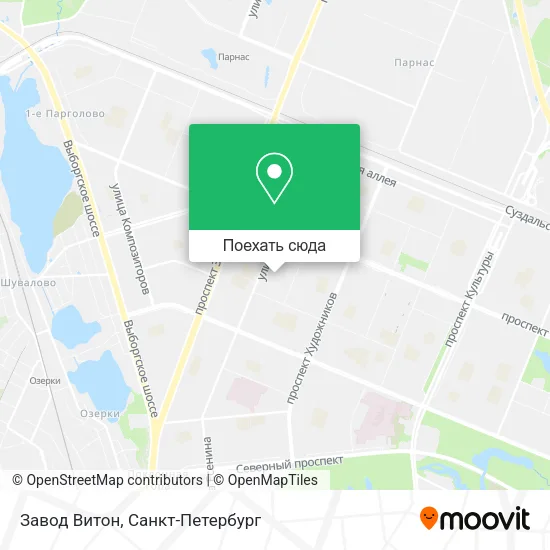 Карта Завод Витон