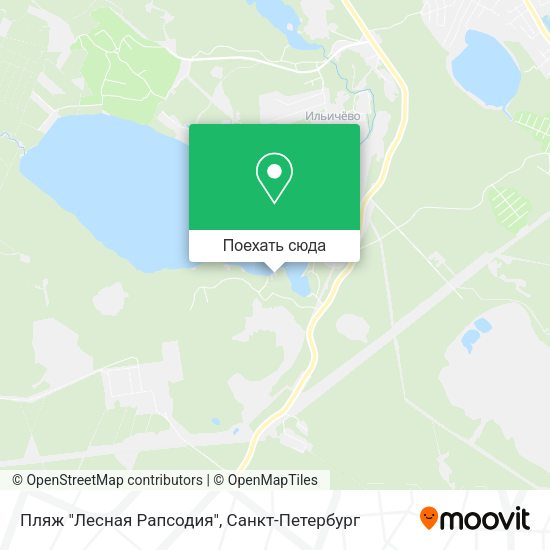 Карта Пляж "Лесная Рапсодия"