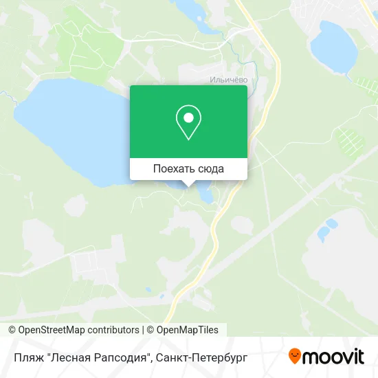 Карта Пляж "Лесная Рапсодия"