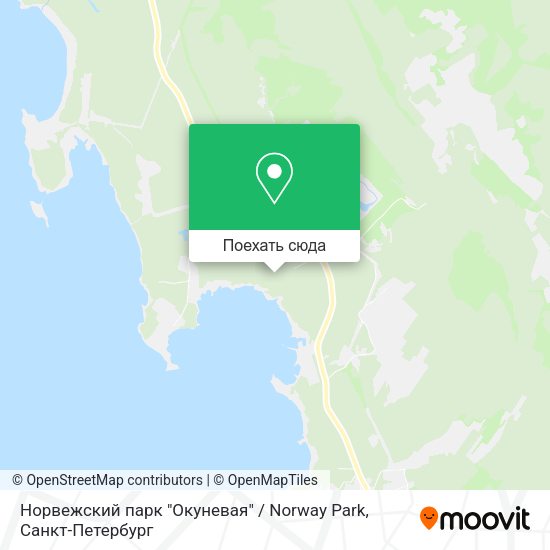 Карта Норвежский парк "Окуневая" / Norway Park