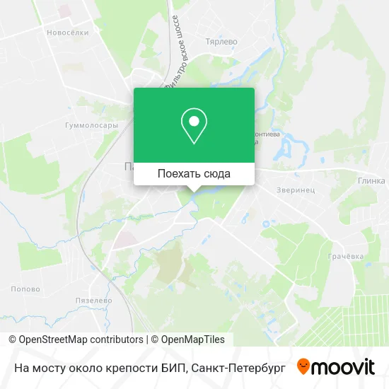 Карта На мосту около крепости БИП