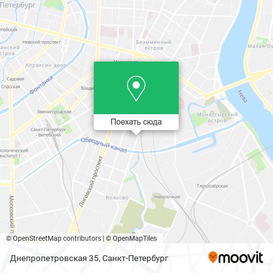 Карта Днепропетровская 35
