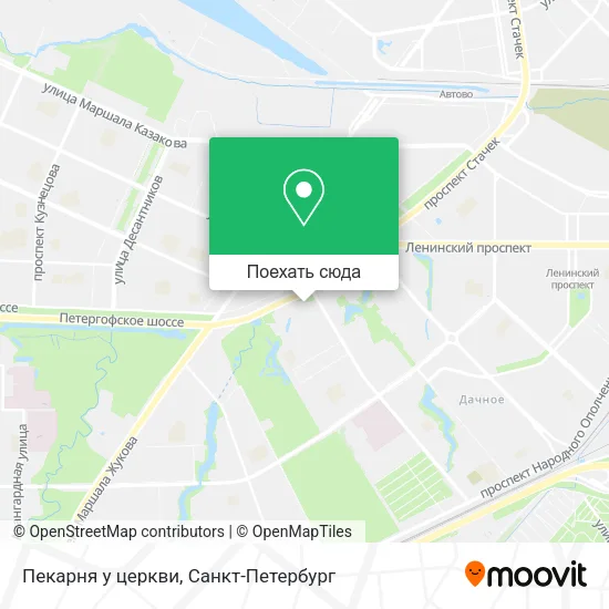 Карта Пекарня у церкви