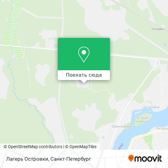 Карта Лагерь Островки