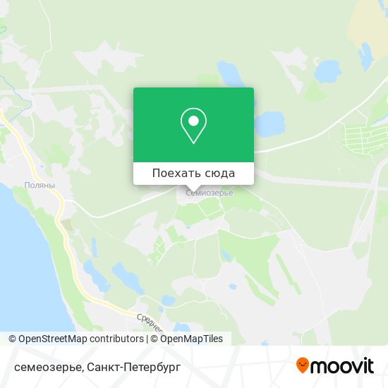 Карта семеозерье